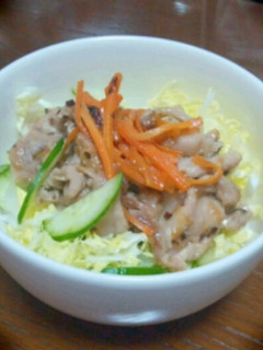 豚肉の梅だれ丼-レシピのメイン写真