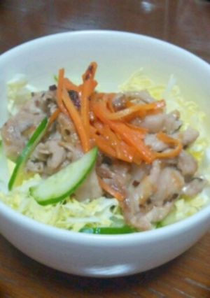 豚肉の梅だれ丼-レシピのメイン写真