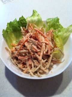 ごぼうとにんじんのマヨサラダ☻-レシピのメイン写真
