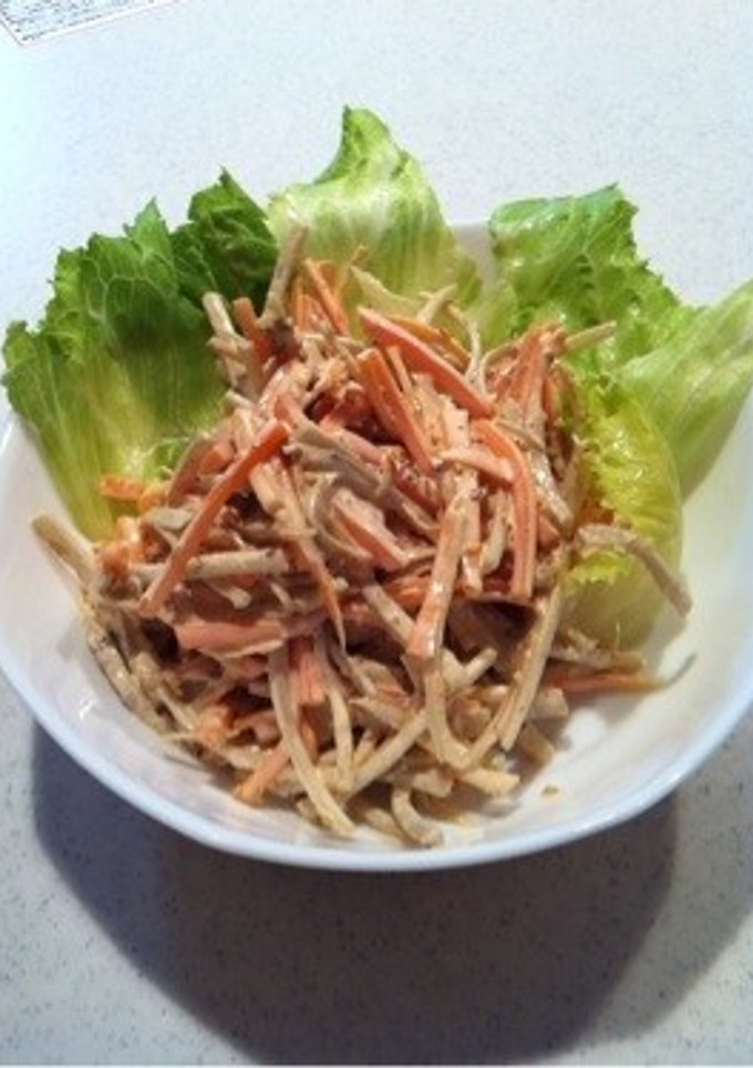 ごぼうとにんじんのマヨサラダ☻-レシピのメイン写真