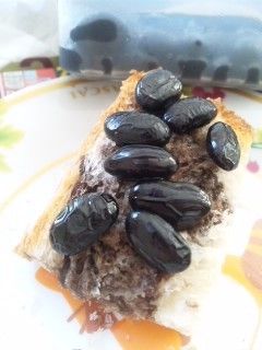 黒豆の煮物だけ☆黒豆トースト☆-レシピのメイン写真