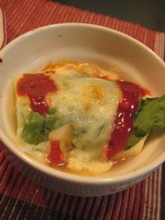 ココットで♪ピザ豆腐-レシピのメイン写真