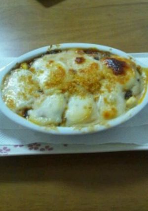 熱々とろーり♪豆腐とひき肉のグラタン-レシピのメイン写真