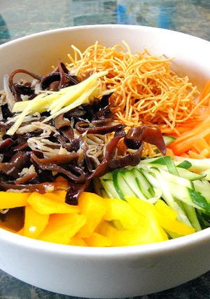 簡単☆サッパリパリパリ麺サラダ-レシピのメイン写真