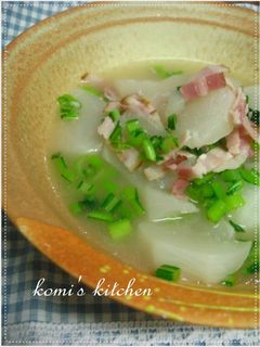 蕪とベーコンの塩麹煮-レシピのメイン写真