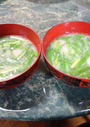 ニラの酒粕スープ-レシピのメイン写真