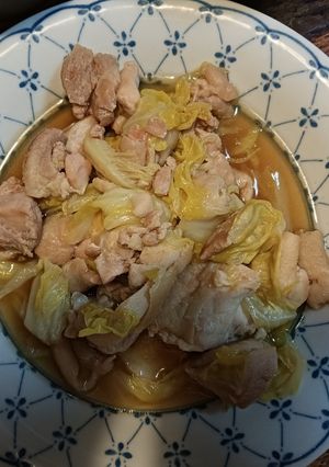 鶏もも肉とキャベツのガーリック炒め-レシピのメイン写真