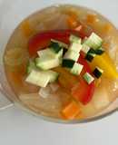 冷房対策に！体が温まる「夏野菜のスープ」