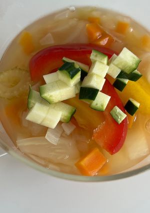 冷房対策に！体が温まる「夏野菜のスープ」-レシピのメイン写真