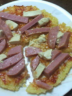 簡単!ご飯ピザ-レシピのメイン写真