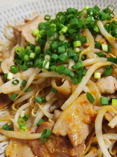 豚肉ともやしの味噌豆板醤炒め-レシピのメイン写真