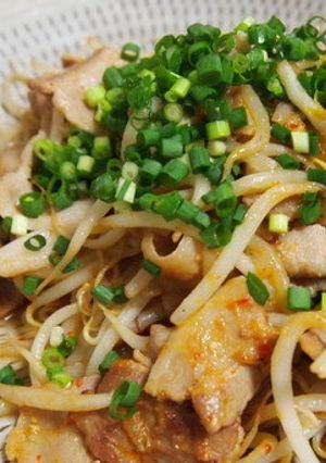 豚肉ともやしの味噌豆板醤炒め-レシピのメイン写真