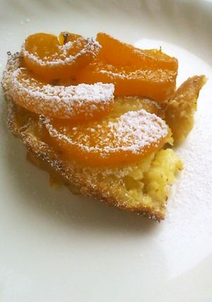 パンプディング　杏風味-レシピのメイン写真