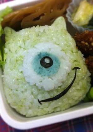キャラ弁 マイク・ワゾウスキ-レシピのメイン写真
