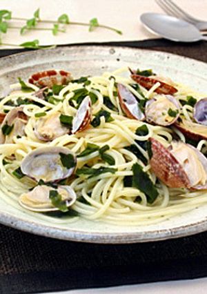 わかめとあさりの和風パスタ-レシピのメイン写真