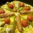 フライパン*野菜たっぷりチキンパエリア*