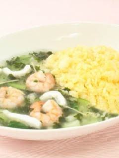 玉子チャーハン 海鮮スープ添え-レシピのメイン写真