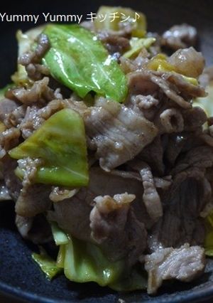 豚肉とキャベツのすし酢ケチャ炒め♪-レシピのメイン写真
