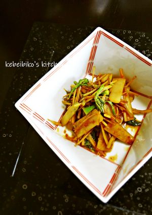 醤油麹deまるごとウドのきんぴら-レシピのメイン写真