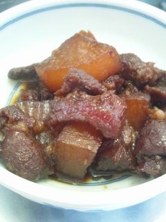 炊飯器で簡単☆牛筋の煮込み-レシピのメイン写真