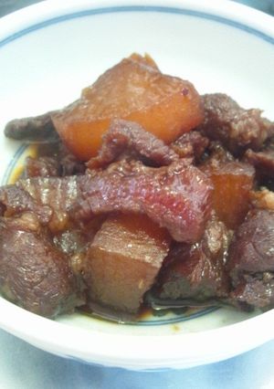 炊飯器で簡単☆牛筋の煮込み-レシピのメイン写真