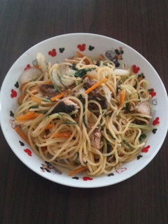 ブリの照り焼きリメイク☆パスタ-レシピのメイン写真