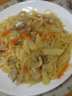 柚子胡椒のピリ辛和風パスタ**-レシピのメイン写真