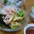 焼きナスとワカメのサラダ