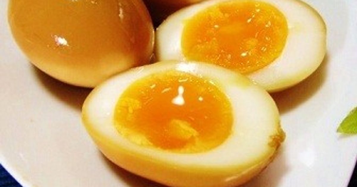 煮卵 ズボラな私の煮卵 by しおりポンママ 【クックパッド】 簡単
