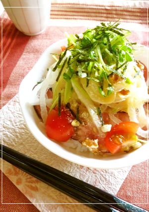 ローストポーク丼。~わさび風味-レシピのメイン写真