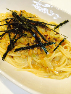 うまうま(o^w^o)納豆スパゲティー-レシピのメイン写真