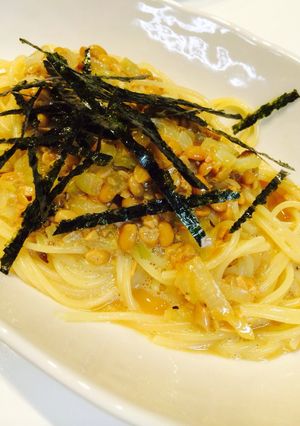 うまうま(o^w^o)納豆スパゲティー-レシピのメイン写真