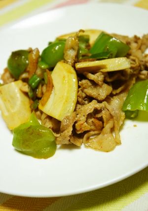 豚小間と筍の炒め物-レシピのメイン写真