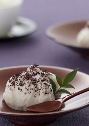 赤しそ風味の里芋のクリームデザート-レシピのメイン写真