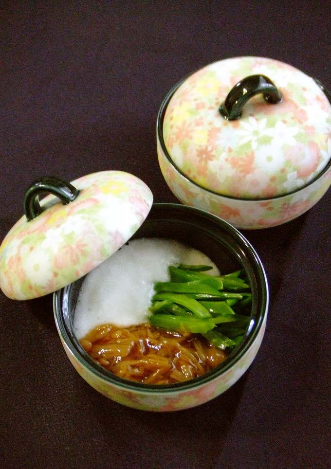 絹さやのなめたけ和え-レシピのメイン写真