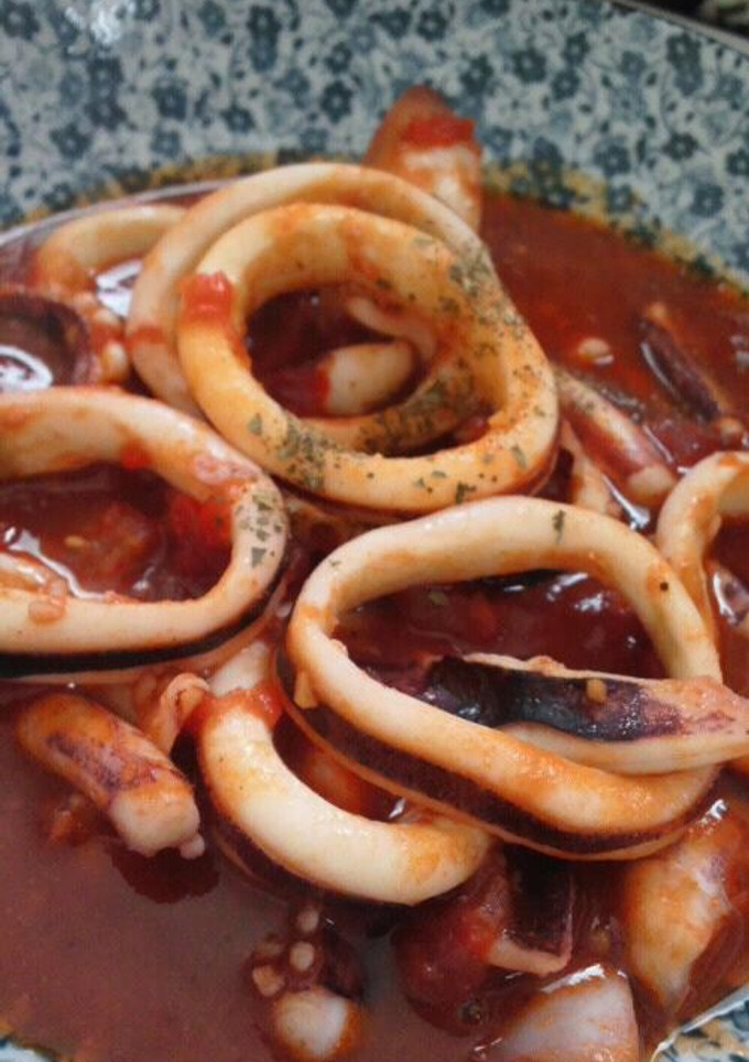 簡単うまうまイカのトマト煮-レシピのメイン写真