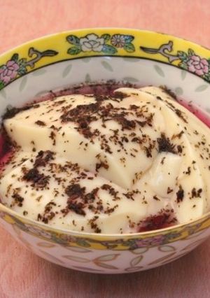 豆腐花　赤しそみつかけ-レシピのメイン写真