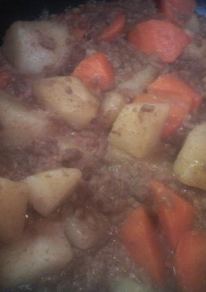 簡単☆じゃがいも＆豚ひき肉のそぼろ煮-レシピのメイン写真