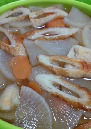 シリコンスチーマーで大根の煮物-レシピのメイン写真