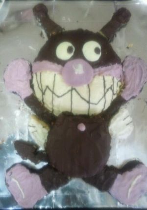 ばいきんまん (全身)キャラケーキ-レシピのメイン写真
