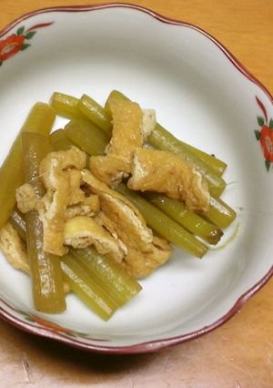 春が旬の ふきと薄揚げの煮物-レシピのメイン写真