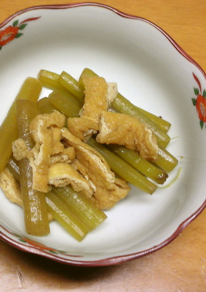 春が旬の ふきと薄揚げの煮物-レシピのメイン写真