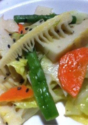 筍を洋風に☆シャキシャキ春野菜のソテー-レシピのメイン写真