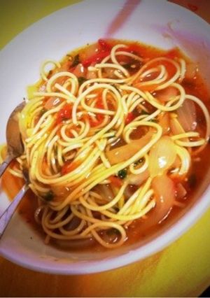 トマトのあんかけパスタ-レシピのメイン写真