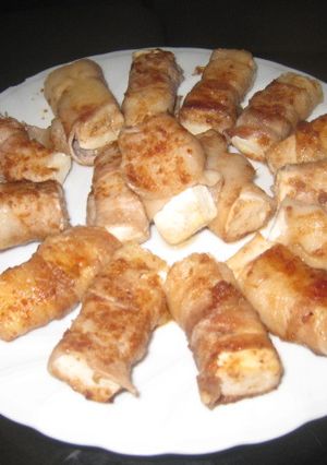 焼肉ソースで木綿豆腐の豚バラ巻き-レシピのメイン写真