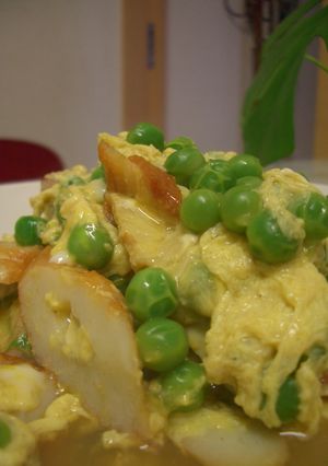 ごぼ天で満足おかず！玉子とじ♡-レシピのメイン写真