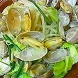 もやしときゃべつのアサリ蒸し