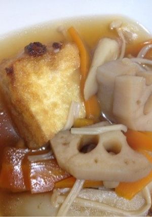 優しい味☆厚揚げの和風スープ-レシピのメイン写真