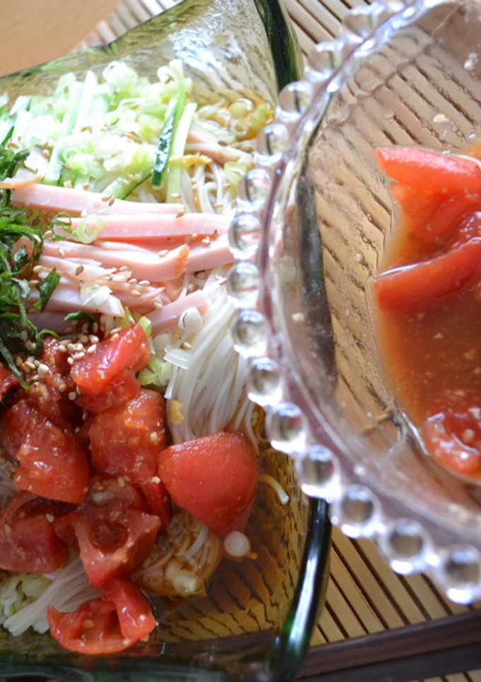 トマトしょうが醤油-レシピのメイン写真