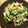 ささみとカブの練り胡麻サラダ